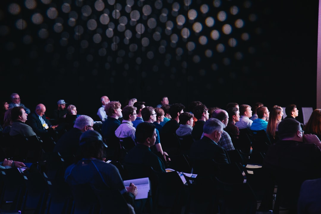 Startup founder pitching to media panel at Life's a Pitch event